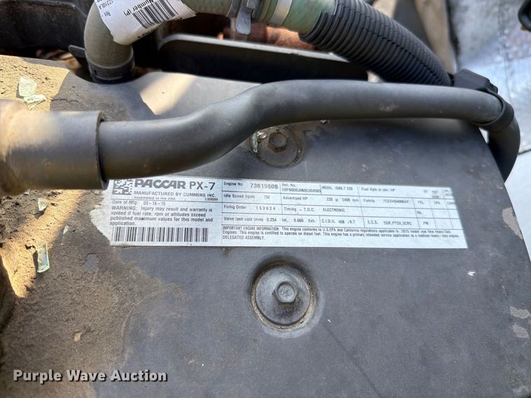 image for item FI2027 2016 Peterbilt 330 fuel / lube truck