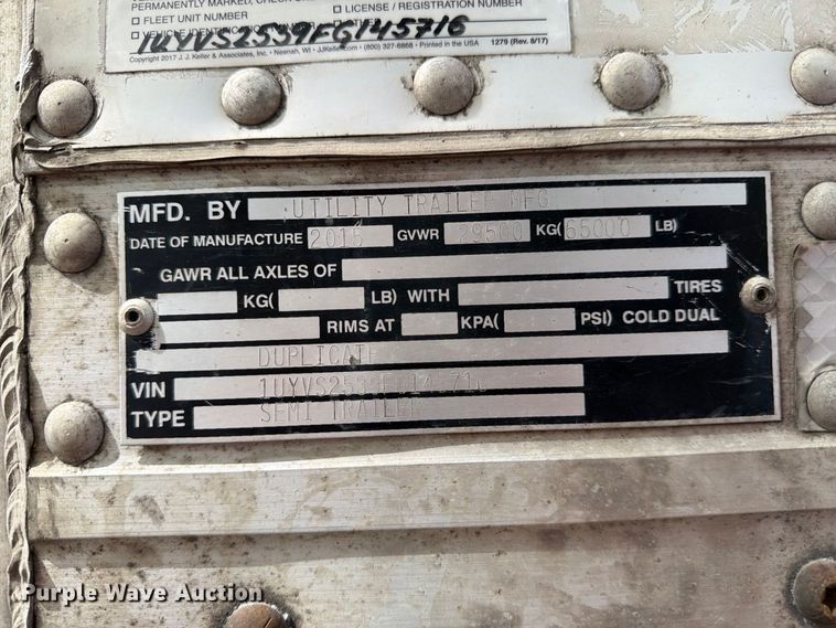 image for item FJ2005 2015 Utility Trailer Manufacturer Utility Trailer Manufacturer dry van trailer
