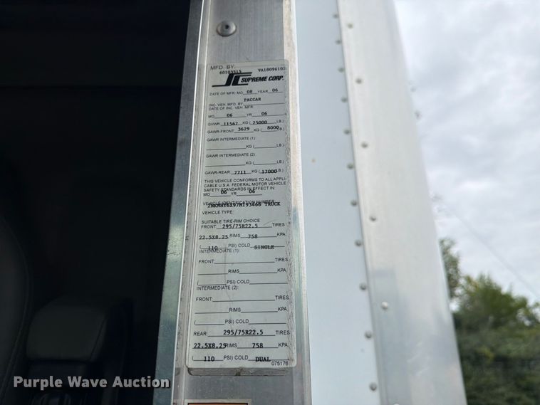 image for item FJ2015 2007 Kenworth T300 box truck
