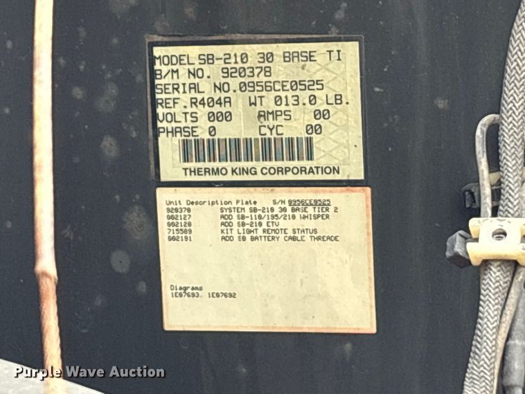 image for item FK2156 2006 Utility Trailer Manufacturer refrigerated van trailer