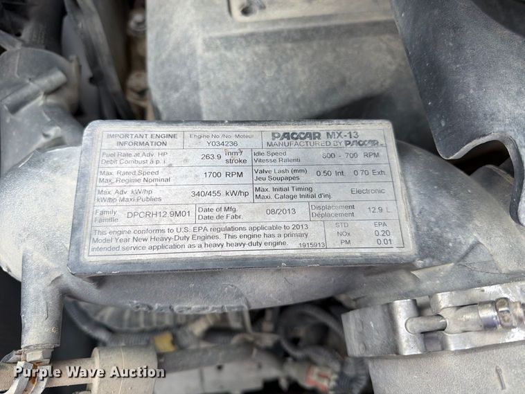 image for item FK3808 2014 Kenworth T800 semi truck