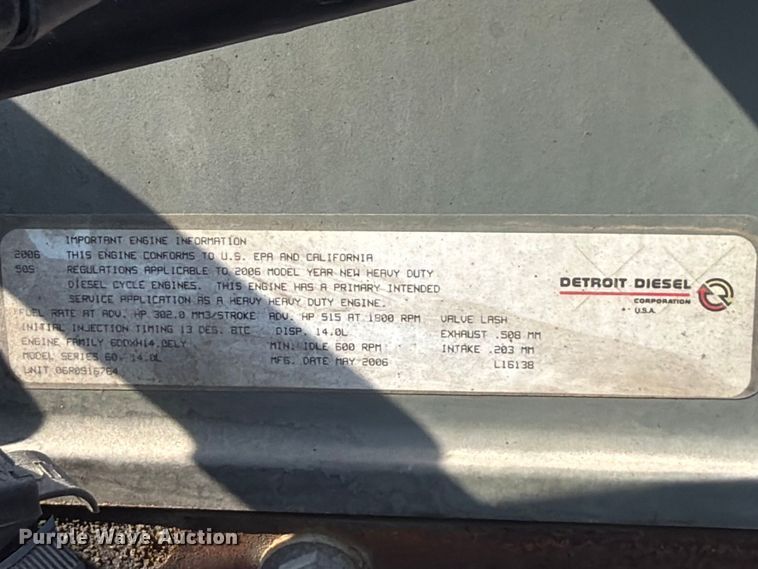 image for item FK5258 2007 Freightliner Columbia semi truck
