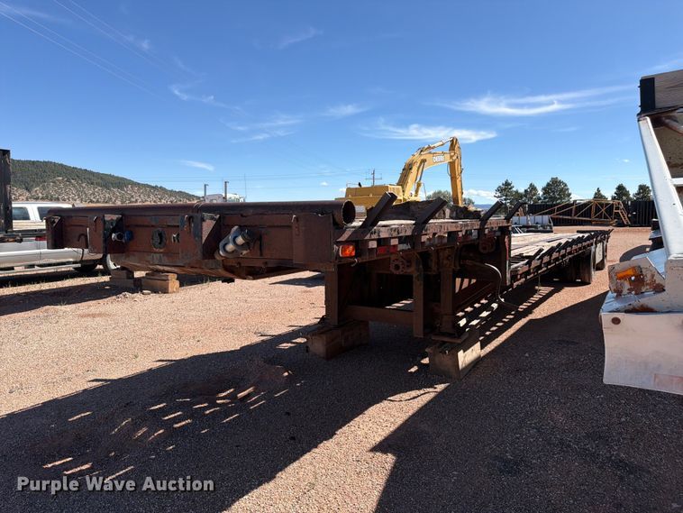 1991 Dorsey drop deck trailer