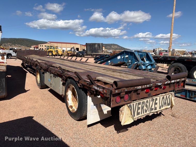 image for item FM7686 1991 Dorsey drop deck trailer