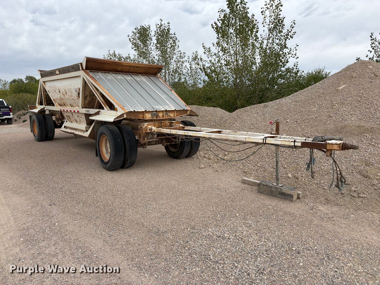 image for item FM7691 1996 Ranch Manufacturing Co. bottom dump trailer