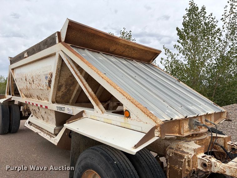 image for item FM7691 1996 Ranch Manufacturing Co. bottom dump trailer