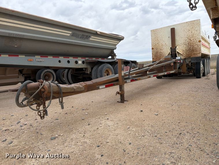 1998 Flow Boy end dump pup trailer