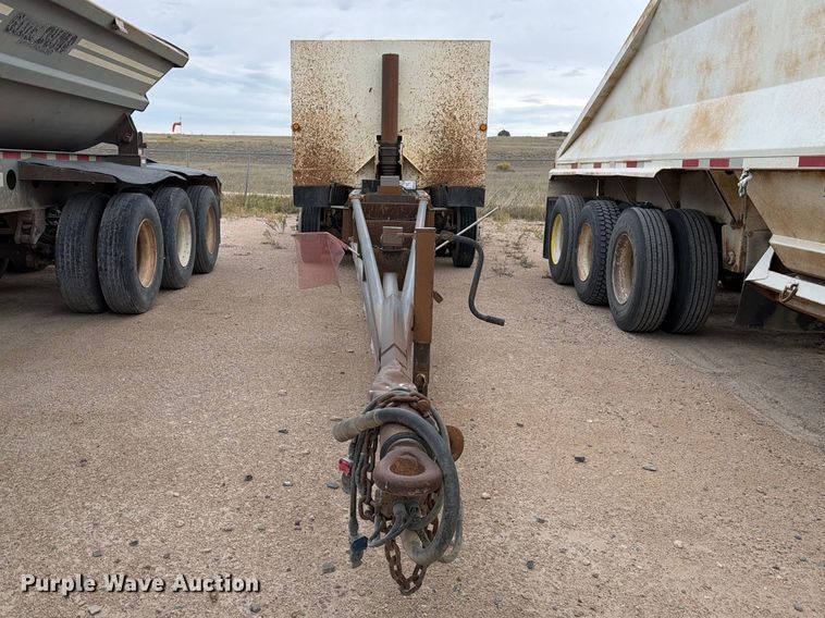 image for item FM7692 1998 Flow Boy end dump pup trailer