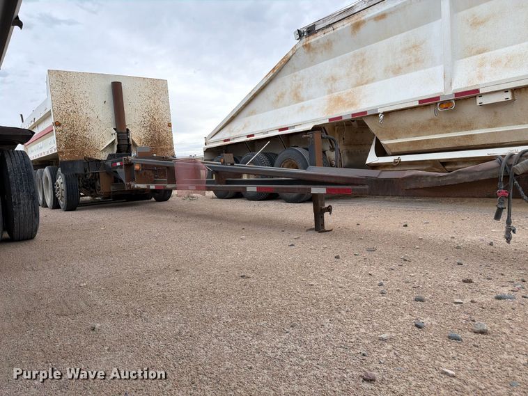 image for item FM7692 1998 Flow Boy end dump pup trailer