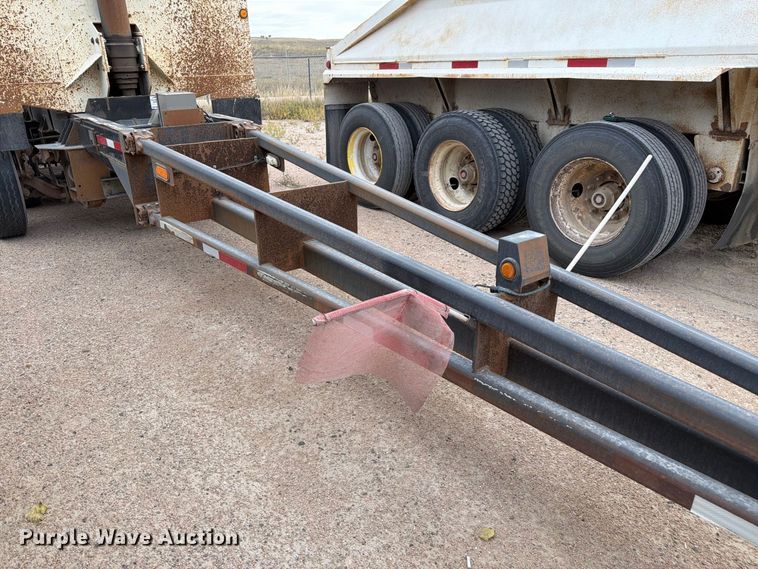 image for item FM7692 1998 Flow Boy end dump pup trailer