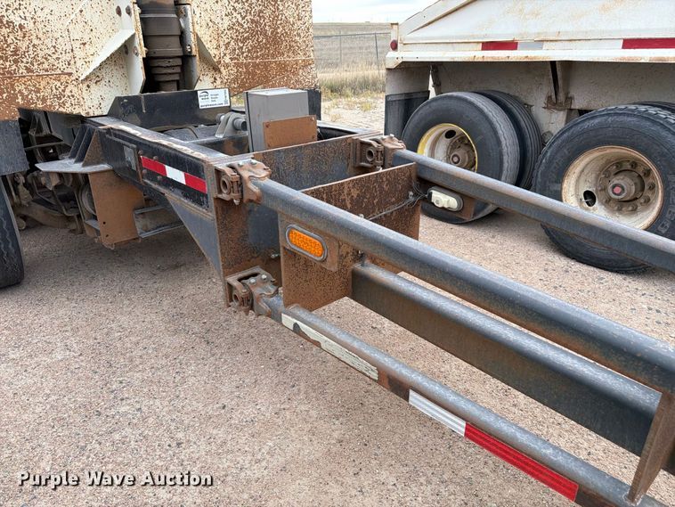 image for item FM7692 1998 Flow Boy end dump pup trailer