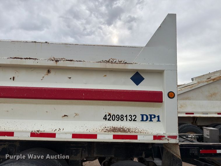 image for item FM7692 1998 Flow Boy end dump pup trailer