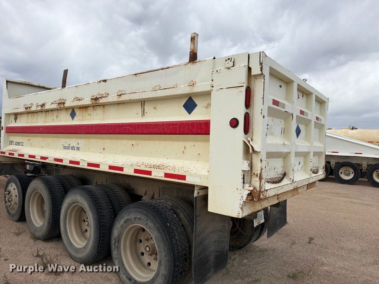 image for item FM7692 1998 Flow Boy end dump pup trailer
