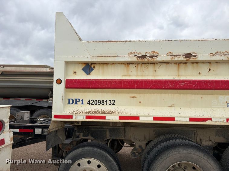 image for item FM7692 1998 Flow Boy end dump pup trailer