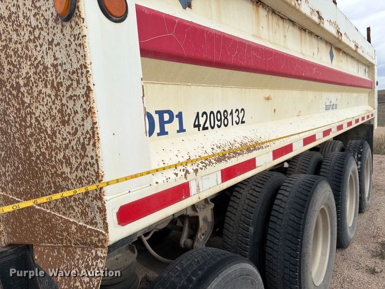 image for item FM7692 1998 Flow Boy end dump pup trailer
