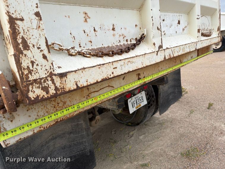 image for item FM7692 1998 Flow Boy end dump pup trailer