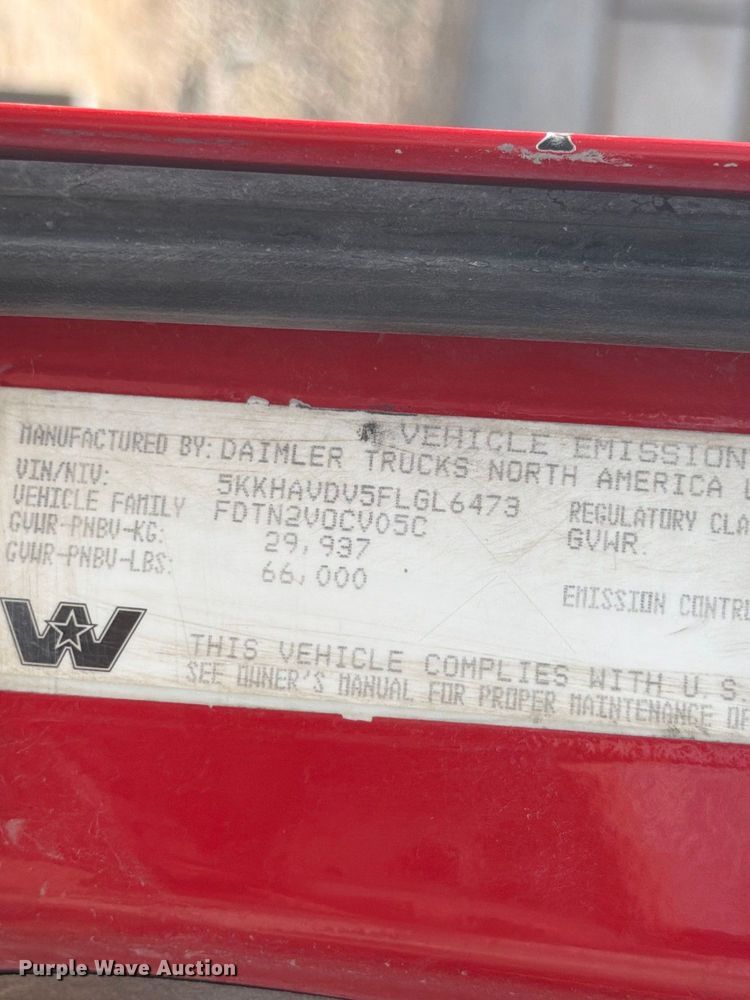 image for item FM7704 2015 Western Star 4700 