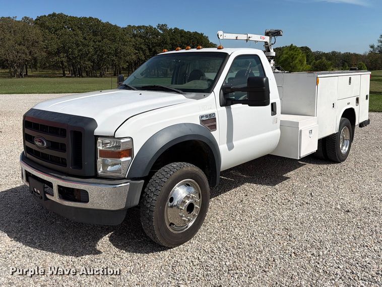 2009 Ford F550 Super Duty XL utility / service truck