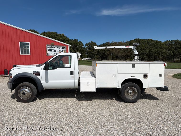 image for item FN2609 2009 Ford F550 Super Duty XL utility / service truck