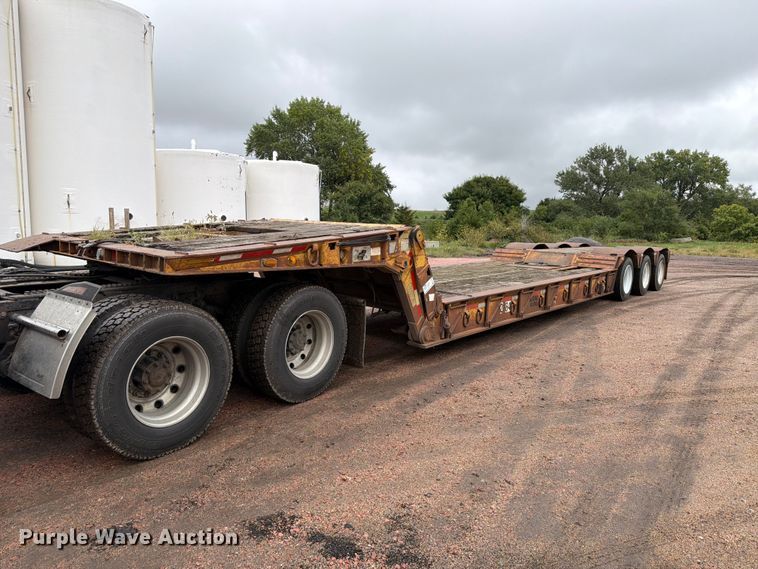 1994 Load King drop deck equipment trailer