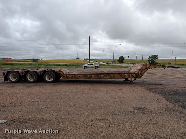 image for item FP3108 1994 Load King drop deck equipment trailer