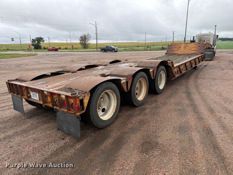 image for item FP3108 1994 Load King drop deck equipment trailer