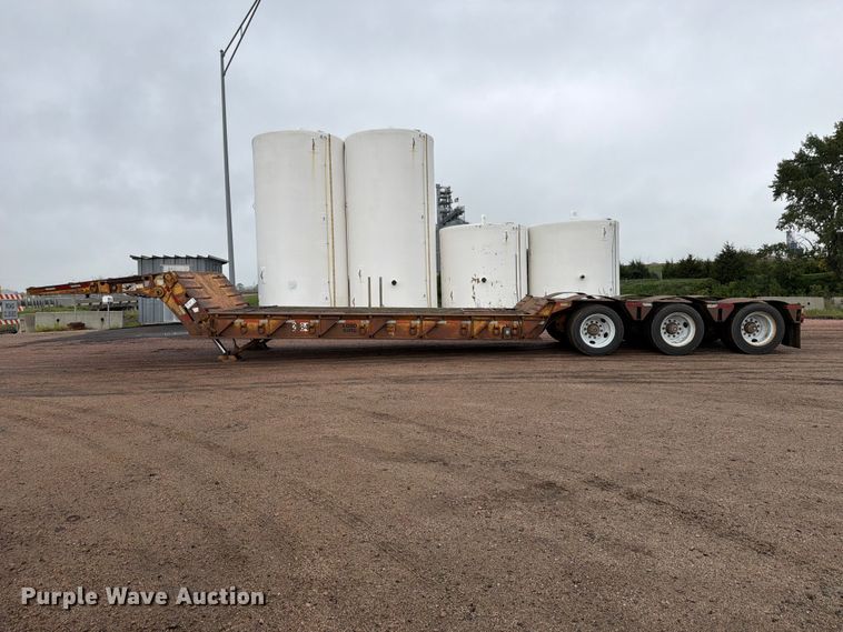 image for item FP3108 1994 Load King drop deck equipment trailer