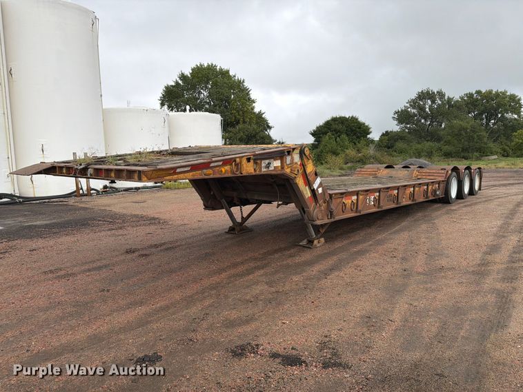 image for item FP3108 1994 Load King drop deck equipment trailer