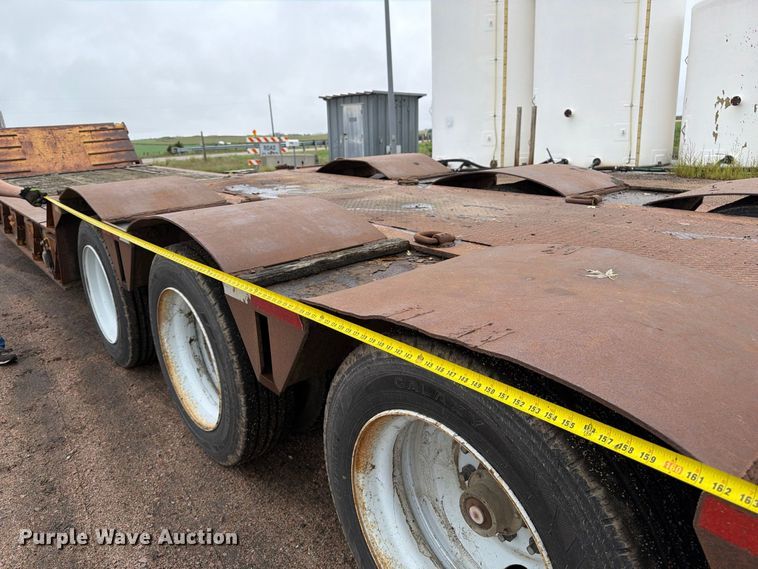 image for item FP3108 1994 Load King drop deck equipment trailer
