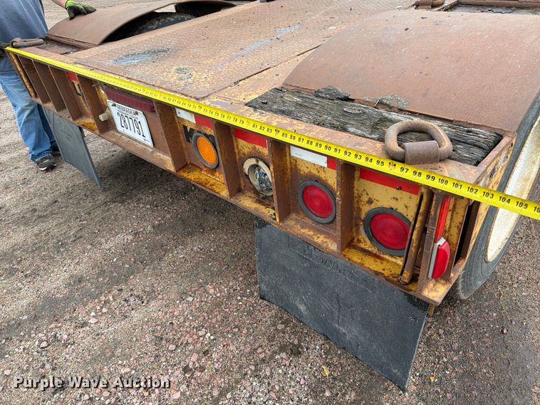 image for item FP3108 1994 Load King drop deck equipment trailer