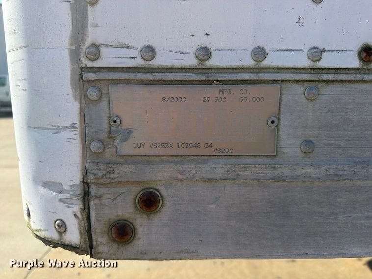 image for item FP4059 2001 Utility VS2DC dry van trailer