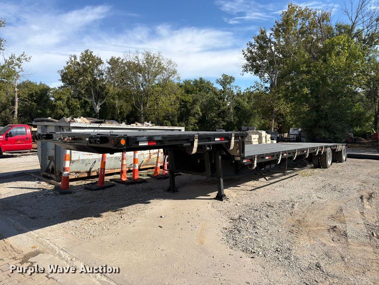 1995 Trail King K70LCS-482 drop deck equipment trailer