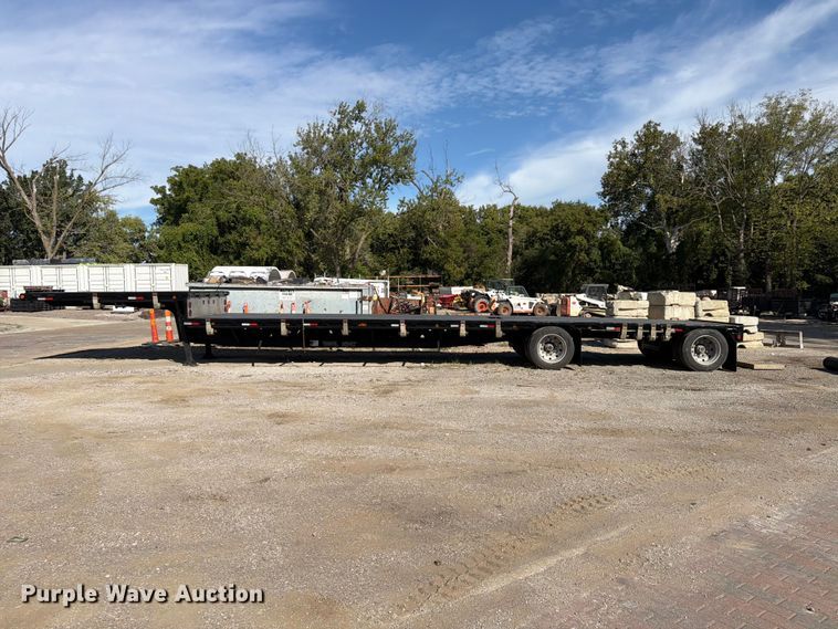 image for item FU4721 1995 Trail King K70LCS-482 drop deck equipment trailer