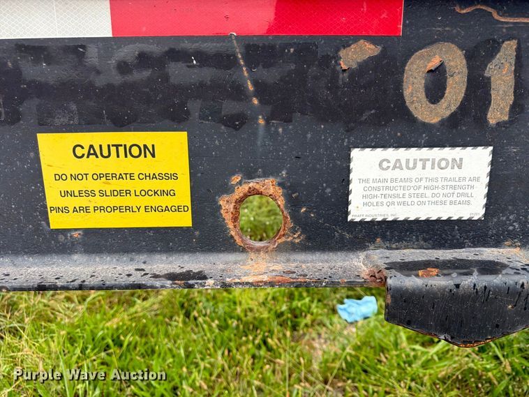 image for item FU4728 2011 Pratt CC2427-2R container trailer