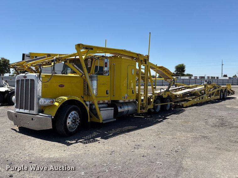 image for item YA1539 2015 Peterbilt 389 Auto carrier transport truck