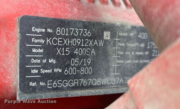 image for item YA1845 2020 Kenworth T680 semi truck