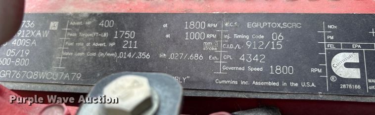 image for item YA1845 2020 Kenworth T680 semi truck