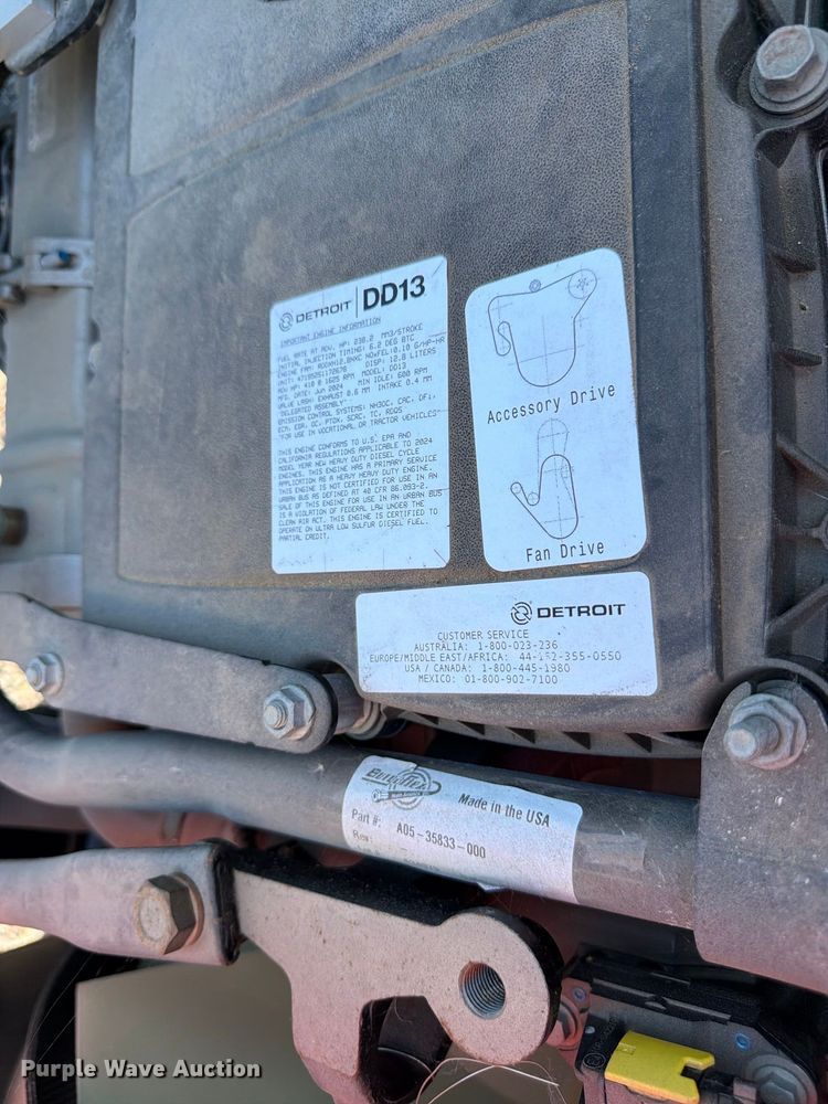 image for item YA2097 2025 Freightliner 114SD Crew Cab truck cab and chassis