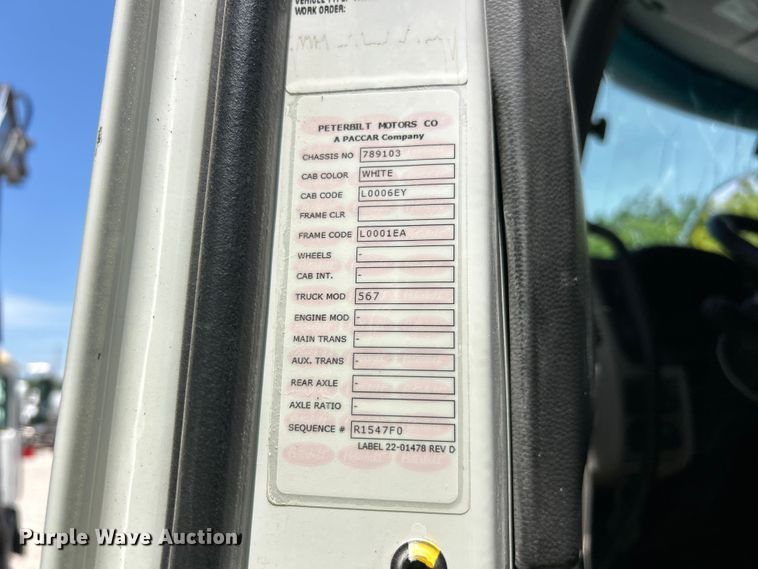 image for item YA3816 2026 Peterbilt 567 dump truck