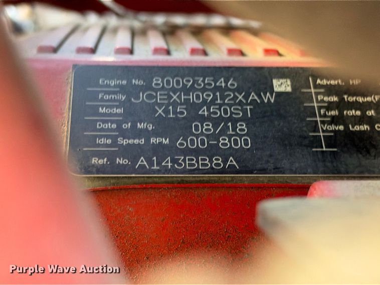 image for item YA4101 2019 International LT625 semi truck