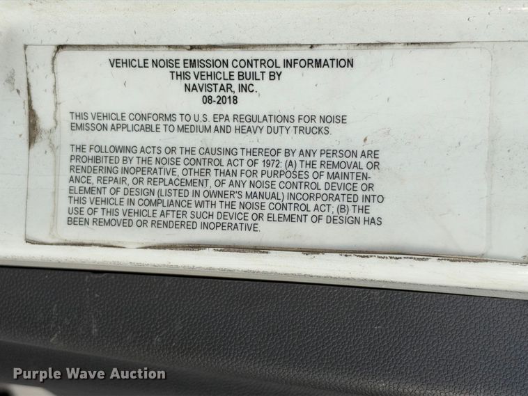 image for item YA4101 2019 International LT625 semi truck