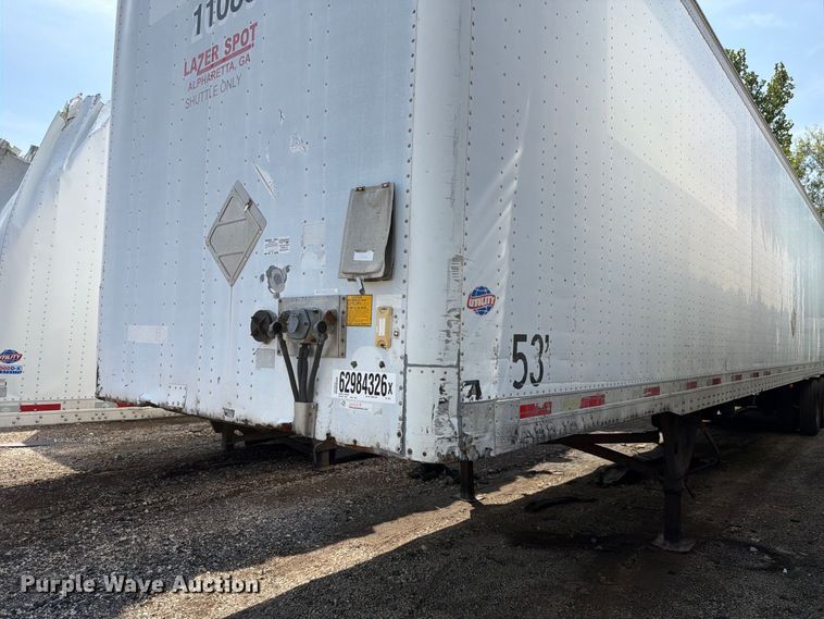 image for item YA4319 2004 Utility dry van trailer