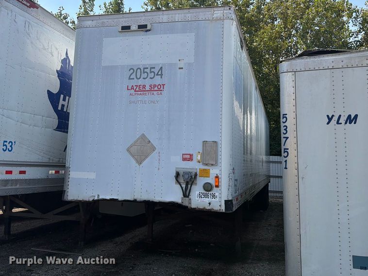 image for item YA4321 2004 Utility dry van trailer