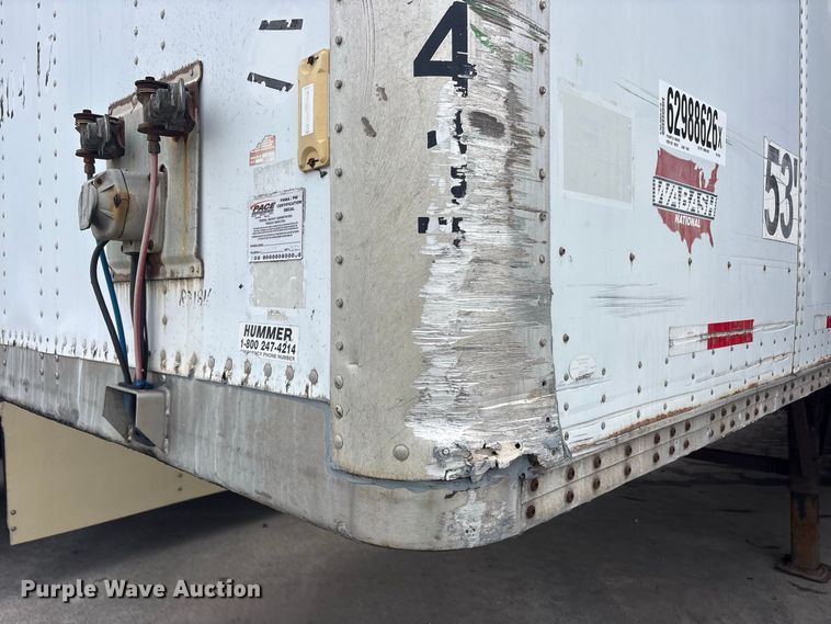 image for item YA4324 2005 Wabash DVCVHPC dry van trailer