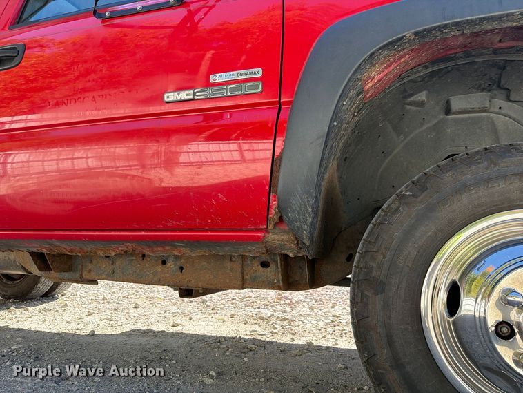 image for item YA4541 2007 GMC Sierra 3500 dump bed pickup truck