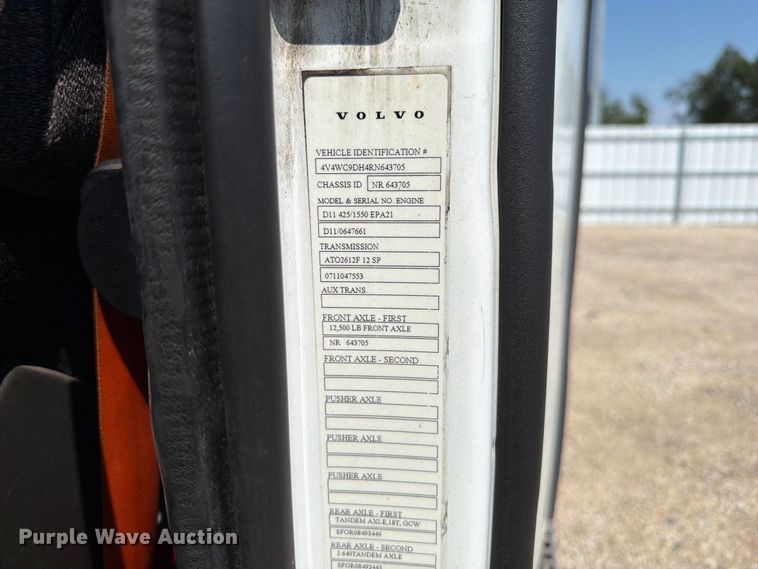 image for item YA4704 2024 Volvo VNR semi truck