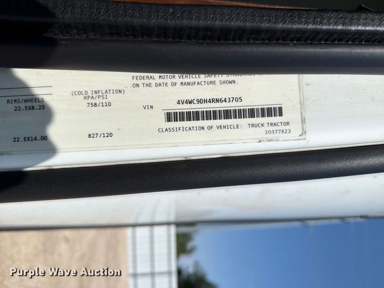 image for item YA4704 2024 Volvo VNR semi truck