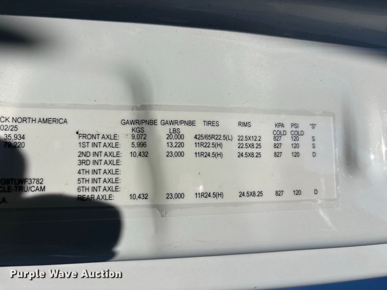 image for item YA4893 2026 Western Star 49X dump truck