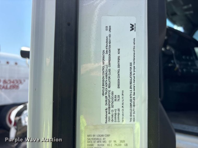 image for item YA4893 2026 Western Star 49X dump truck