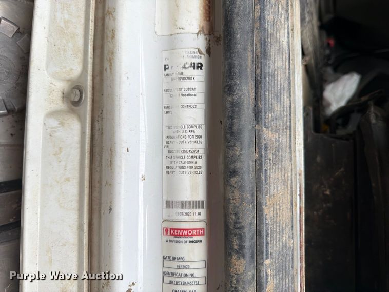 image for item YA4965 2021 Kenworth T880 rock slinger truck